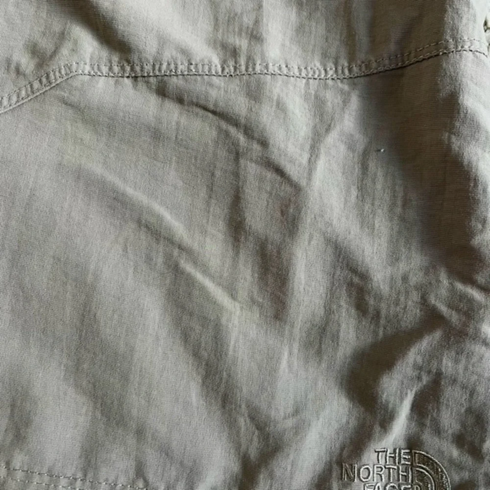 The North Face Khaki Chino Shorts Men Sz‎ 36 Hiking Outdoor 100 NYLON Zipper ✅